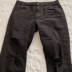 STS Blue black ripped jeans